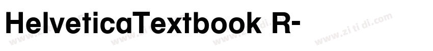 HelveticaTextbook R字体转换